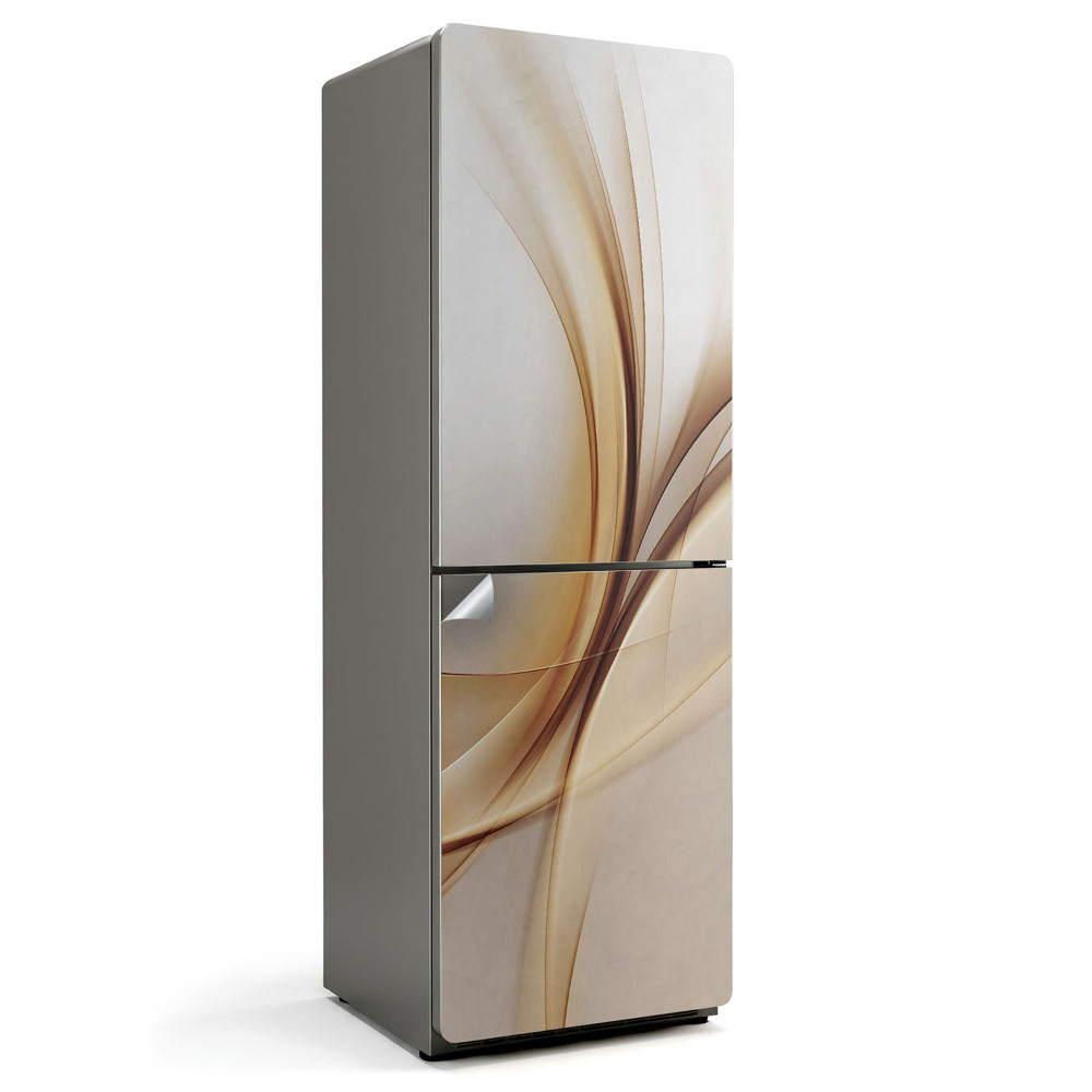 Okleina na lodówkę Abstrakcyjne fale i linie