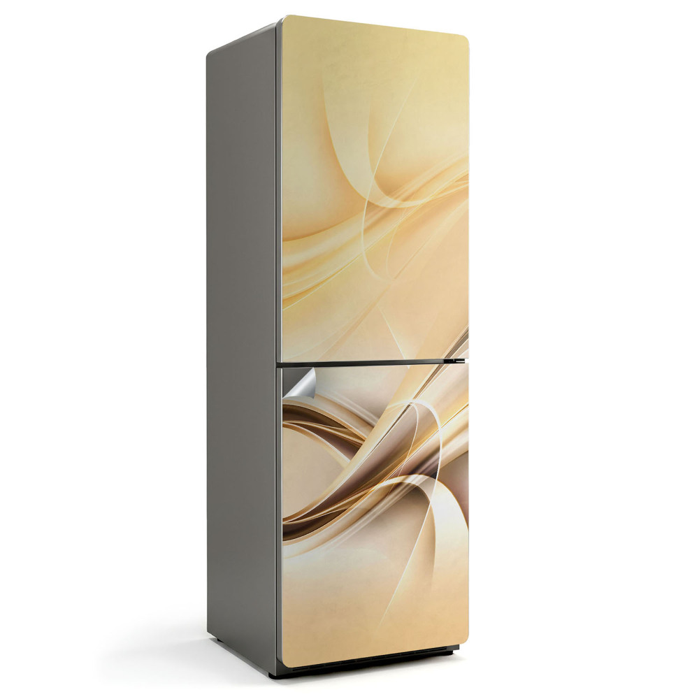 Naklejka tapeta na lodówkę Abstrakcyjne fale i linie