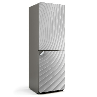 Naklejka na lodówkę Fale w minimalistycznym stylu