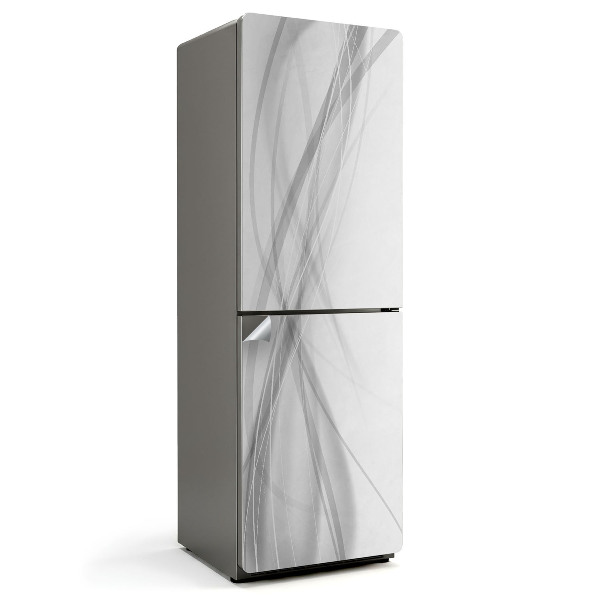 Naklejka tapeta na lodówkę Abstrakcyjne fale linii