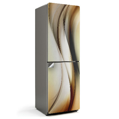 Samoprzylepna naklejka na lodówkę Abstrakcyjne fale wzoru