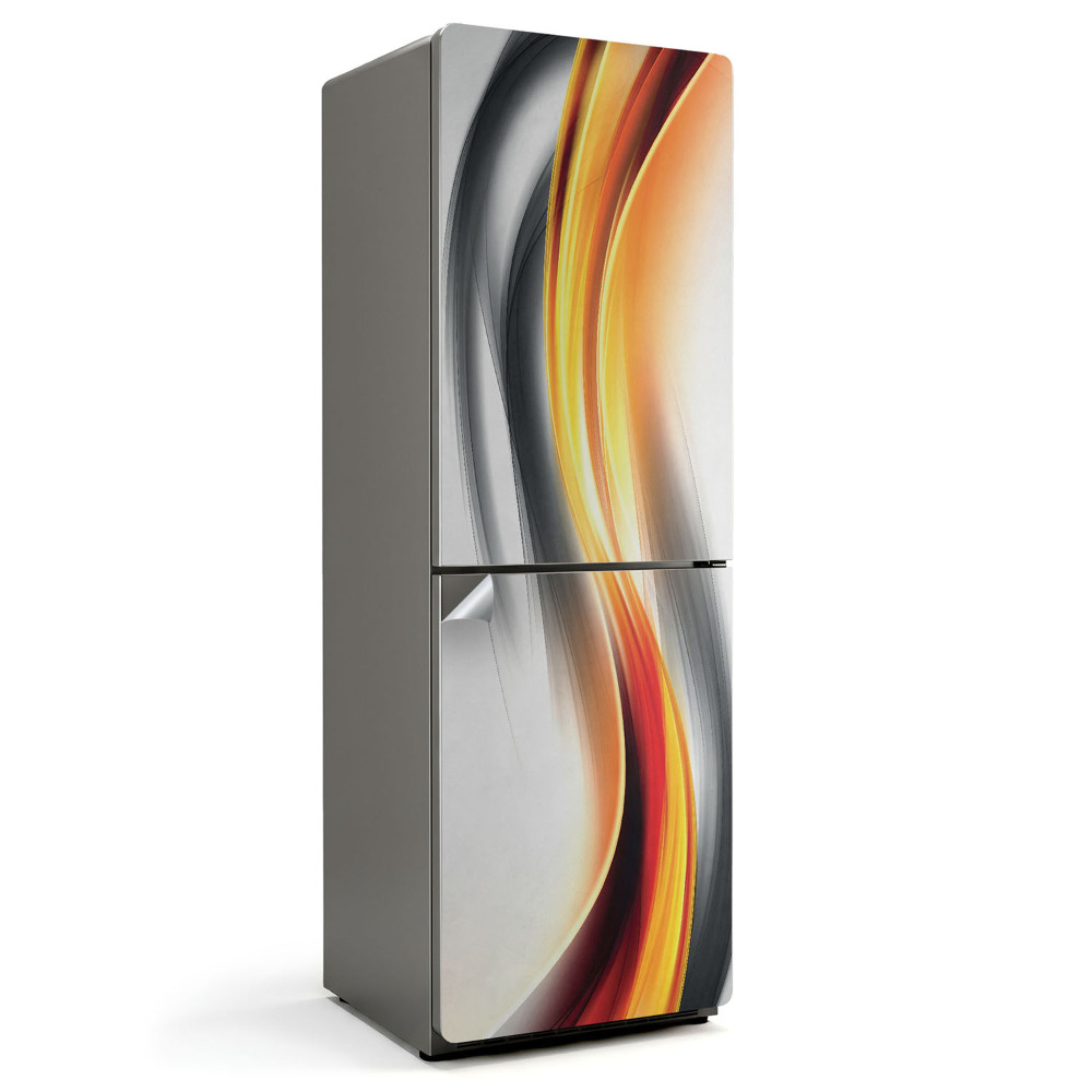 Okleina na lodówkę Dynamiczne fale w ruchu