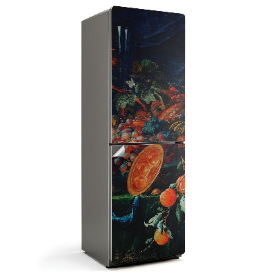 Naklejka na lodówkę Martwa natura z owocami