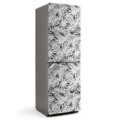 Naklejka na lodówkę Tropikalny wzór roślinny