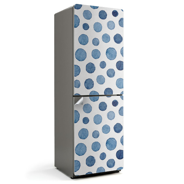 Samoprzylepna naklejka na lodówkę Okręgi w różnych odcieniach