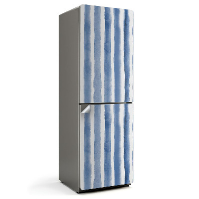 Okleina na lodówkę Pionowe smugi akwarelowe