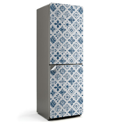 Naklejka tapeta na lodówkę Wzór z motywami florystycznymi