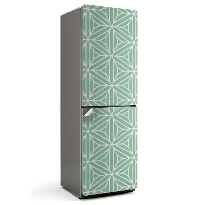 Okleina na lodówkę Geometryczny wzór w symetrii