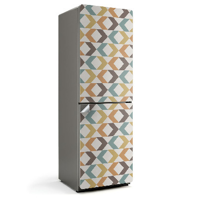 Naklejka na lodówkę Geometryczny wzór rombów