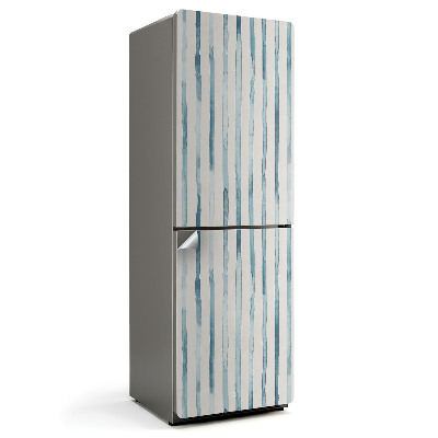 Naklejka na lodówkę Pionowe smugi w akwareli