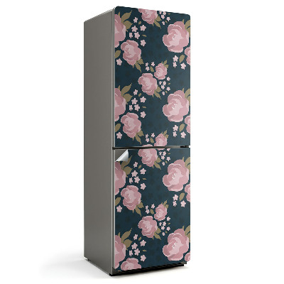 Samoprzylepna naklejka na lodówkę Prosty kwiatowy wzór