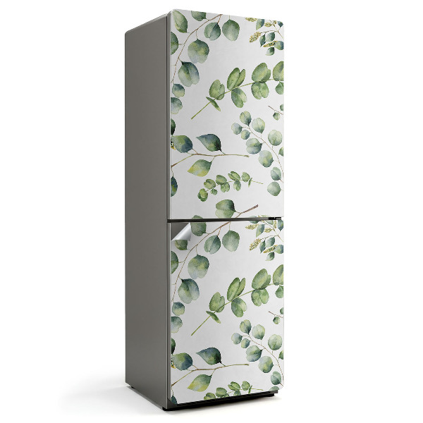 Okleina na lodówkę Delikatne drobne liście