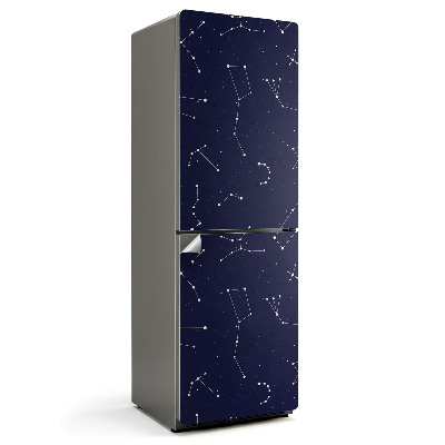 Samoprzylepna naklejka na lodówkę Wzory konstelacji gwiazd