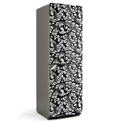 Naklejka tapeta na lodówkę Elegancki wzór roślinny