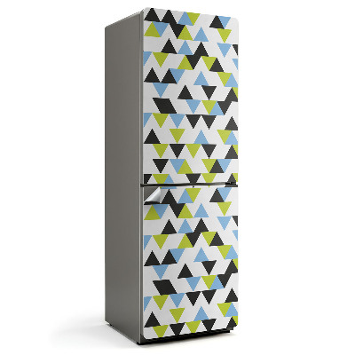 Okleina na lodówkę Dynamiczny wzór trójkątów