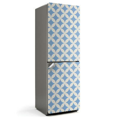 Samoprzylepna naklejka na lodówkę Geometryczny wzór z elipsami