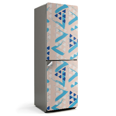 Naklejka na lodówkę Abstrakcyjny wzór geometrii