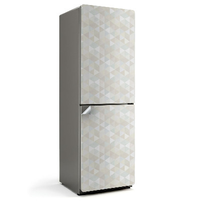 Samoprzylepna naklejka na lodówkę Wzór trójkątnych elementów