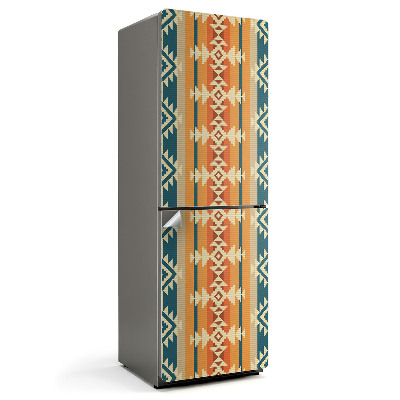 Okleina na lodówkę Wzór etniczny w pasy