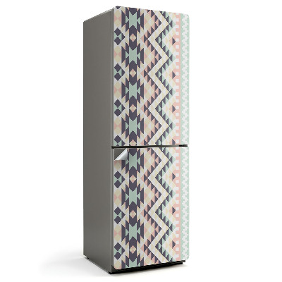 Naklejka na lodówkę Wzór geometryczny z trójkątami