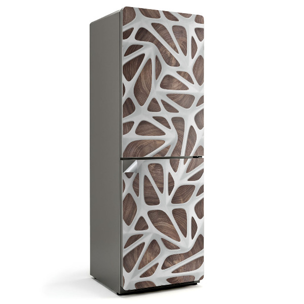 Naklejka tapeta na lodówkę Ażurowy abstrakcyjny wzór