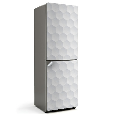 Samoprzylepna naklejka na lodówkę Wzór heksagonalny 3D