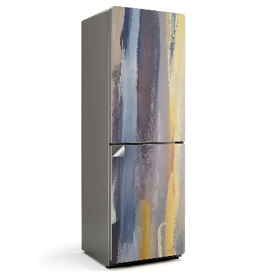 Naklejka tapeta na lodówkę Abstrakcyjne pasy farby