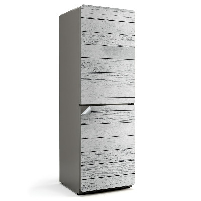 Naklejka na lodówkę Jasne deski drewniane