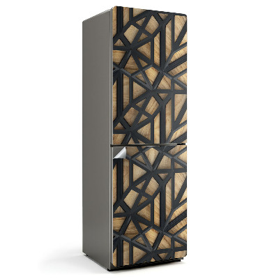 Naklejka tapeta na lodówkę Abstrakcyjny ażurowy wzór