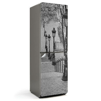 Okleina na lodówkę Urokliwe latarnie w mieście