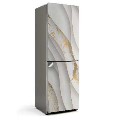 Okleina na lodówkę Fale i tekstury w ruchu