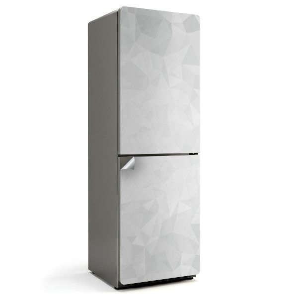 Naklejka tapeta na lodówkę Abstrakcyjny wzór wielokątów