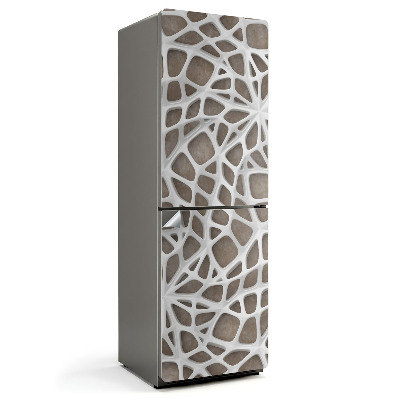 Naklejka na lodówkę Abstrakcyjny wzór sieciowy