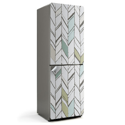 Naklejka tapeta na lodówkę Delikatny Wzór geometryczny