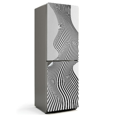 Naklejka tapeta na lodówkę Dynamiczne fale z wielu linii