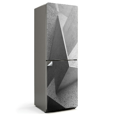 Naklejka na lodówkę Abstrakcyjna geometria 3D