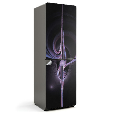 Naklejka na lodówkę Abstrakcyjny wzór falowy