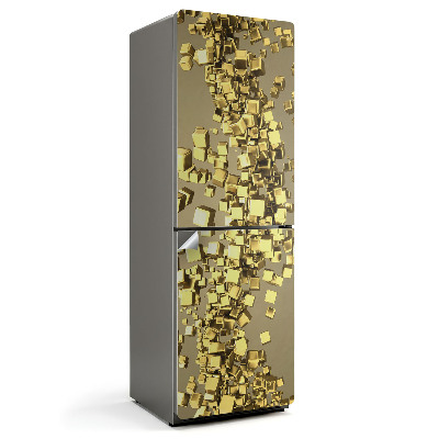 Naklejka tapeta na lodówkę Dynamiczne bloki 3D