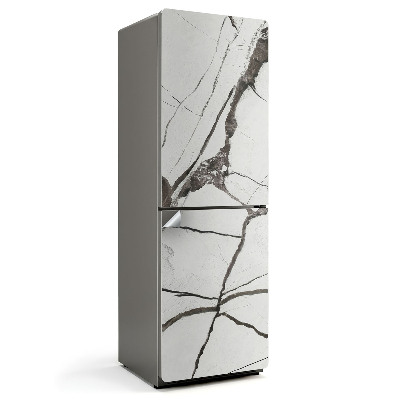 Samoprzylepna naklejka na lodówkę Wzór marmurowych żył