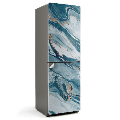 Okleina na lodówkę Abstrakcyjne fale w ruchu