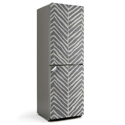 Samoprzylepna naklejka na lodówkę Wzór w zygzaki i linie