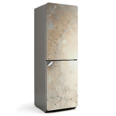 Naklejka tapeta na lodówkę Abstrakcyjna sieć linii