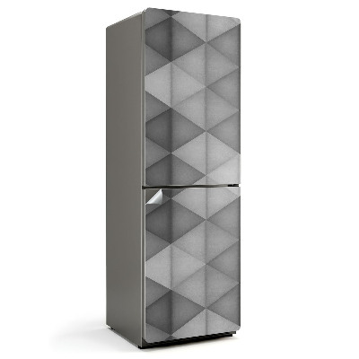 Naklejka tapeta na lodówkę Wzór trójwymiarowych trójkątów