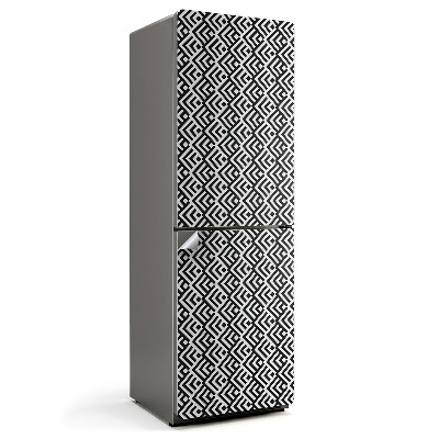 Naklejka na lodówkę Geometria w zygzaki