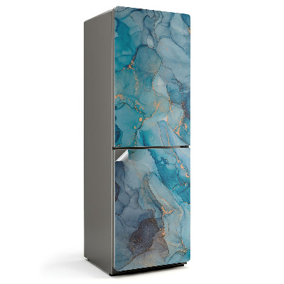 Naklejka tapeta na lodówkę Abstrakcyjne fale i plamy