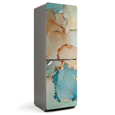 Okleina na lodówkę Abstrakcyjne płynne plamy