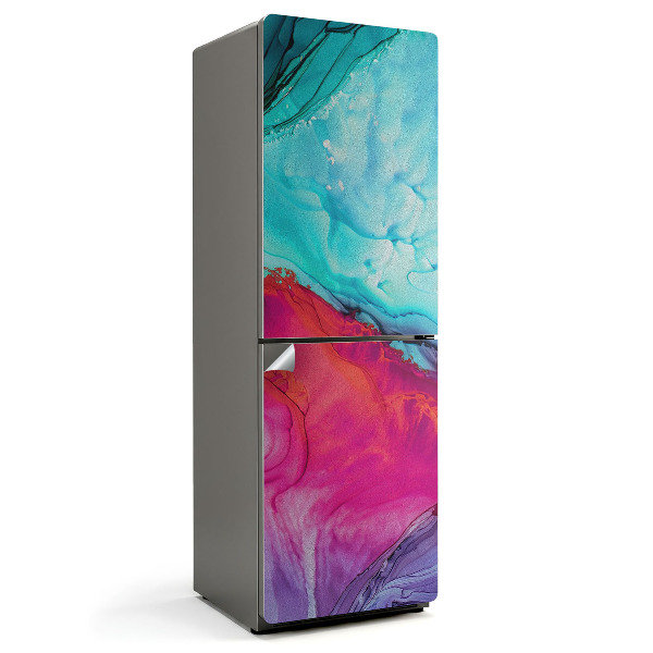 Okleina na lodówkę Abstrakcyjny wzór płynów