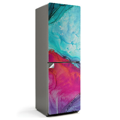 Okleina na lodówkę Abstrakcyjny wzór płynów