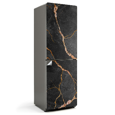 Naklejka na lodówkę Wzór marmurowy z żyłami