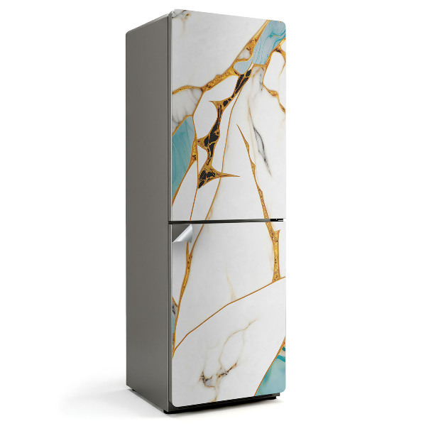 Naklejka tapeta na lodówkę Abstrakcyjny wzór marmuru